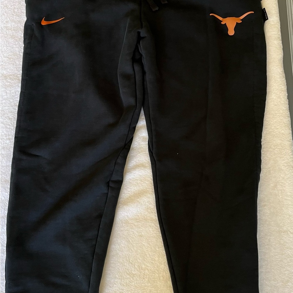 Nike “On Field”  Black Joggers with Orange Accents